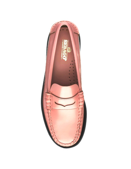 Mocassins Femme Classic Dan Pigment Rose Cuir Élégant