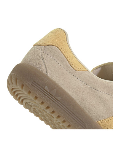 Sneakers Femme Adidas Brmd W Crystal Linen Beige Bandes Jaunes