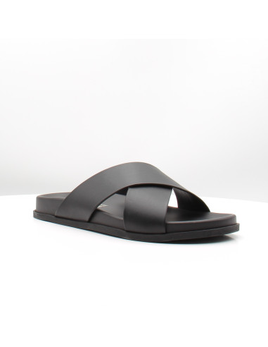 Sandales 1730 Nero noires homme plateforme casual tendance été
