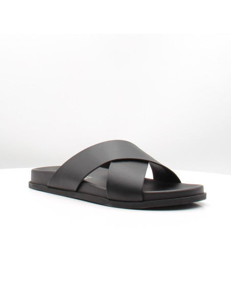 Sandales 1730 Nero noires homme plateforme casual tendance été