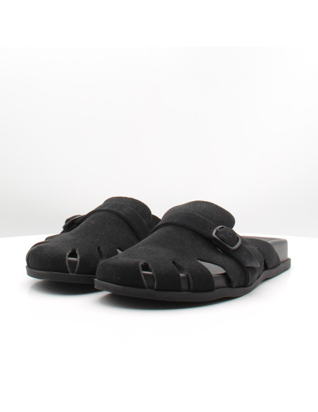 Sabots homme Marcello Noir | Confort casual moderne