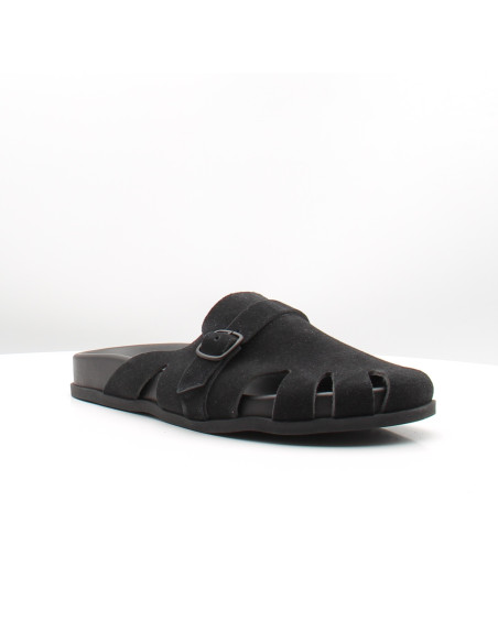 Sabots homme Marcello Noir | Confort casual moderne
