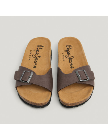 Claquettes Homme Bio M Chicago Brown Sandales Confort