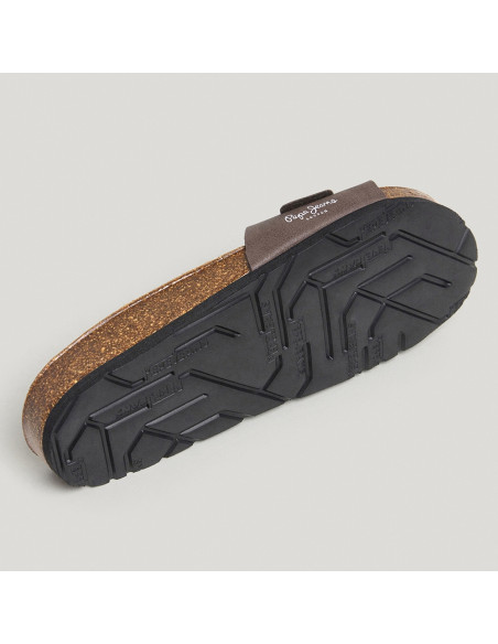 Claquettes Homme Bio M Chicago Brown Sandales Confort