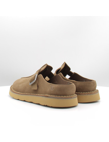 Sabots Homme Clarks Solsbury Mule Khaki Suede | Confort & Style