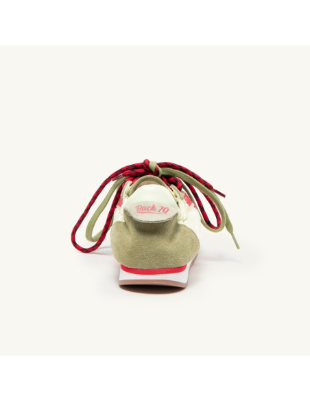 Baskets Femme Back 70 Rocket Yellow Olive Red | Sneakers Vintage