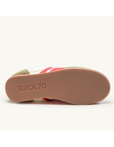Baskets Femme Back 70 Rocket Yellow Olive Red | Sneakers Vintage
