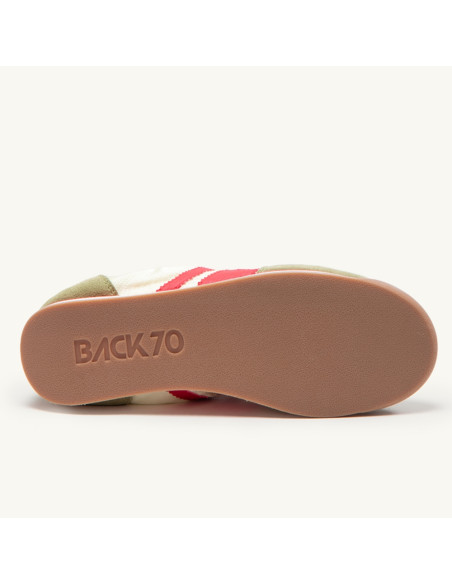 Baskets Femme Back 70 Rocket Yellow Olive Red | Sneakers Vintage