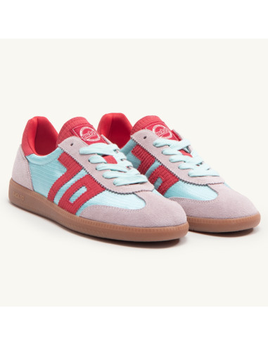 Baskets femme Back 70 Ghost Turquoise Pink Red | Sneakers rétro
