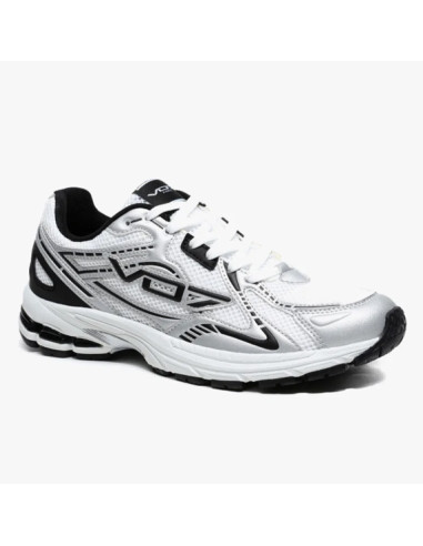 Sneakers VO7 Bebeto SW homme blanc noir running rétro tendance
