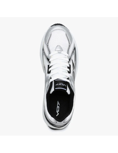 Sneakers VO7 Bebeto SW homme blanc noir running rétro tendance