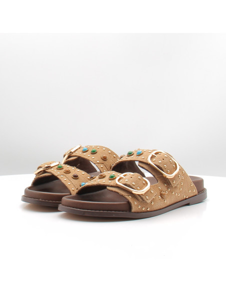 Mules femme Inuovo D51049 Camel | Mules tendance été