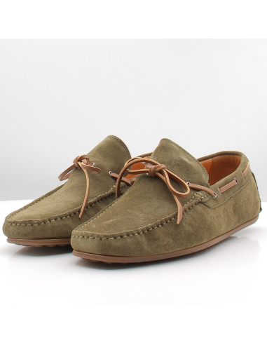 Mocassin homme Hylton Victor Vert Khaki | Casual chic été