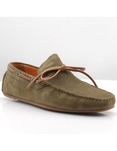 Mocassin homme Hylton Victor Vert Khaki | Casual chic été