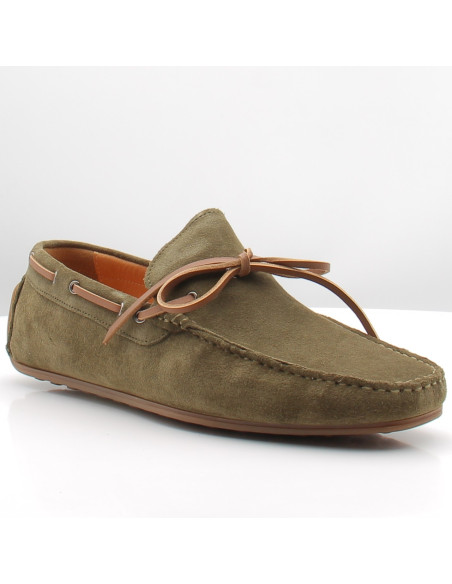Mocassin homme Hylton Victor Vert Khaki | Casual chic été