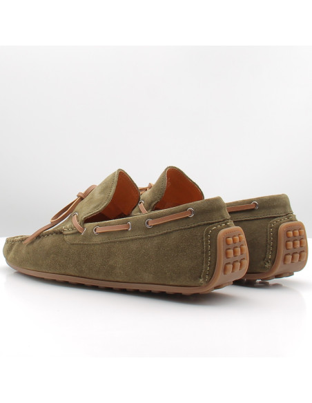 Mocassin homme Hylton Victor Vert Khaki | Casual chic été