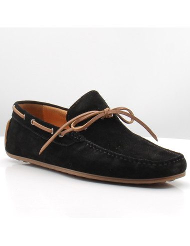 Mocassins homme Hylton Victor Noir | Casual chic confort