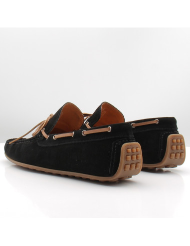 Mocassins homme Hylton Victor Noir | Casual chic confort