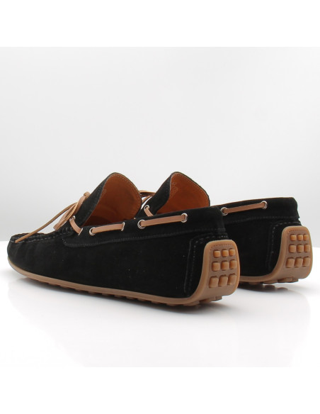 Mocassins homme Hylton Victor Noir | Casual chic confort