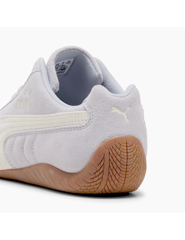 Sneakers Puma Speedcat femme blanc cassé gomme rétro tendance chic