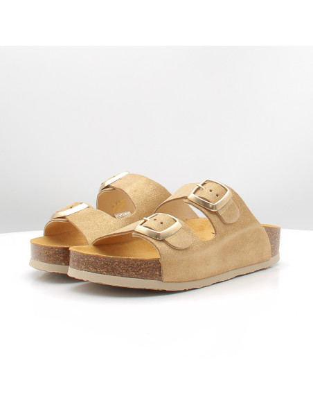 Mules Plakton Cp Beta Square mushroom femme confort été tendance