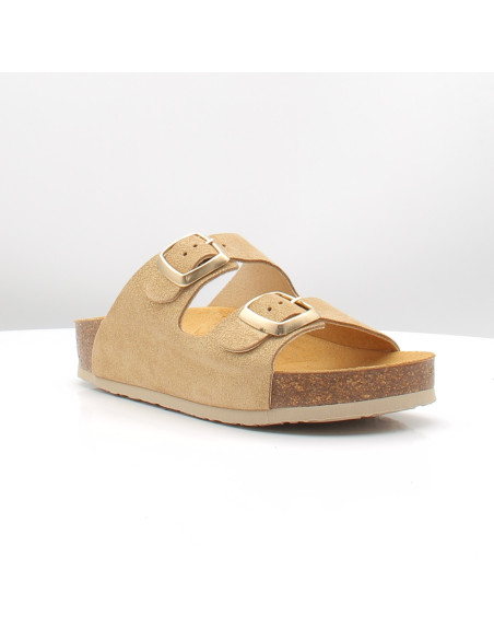 Mules Plakton Cp Beta Square mushroom femme confort été tendance