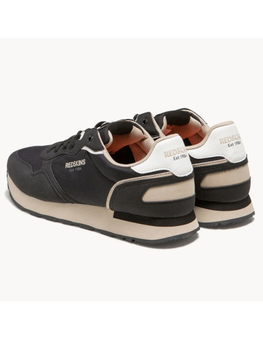 Redskins Fidji Noir Beige Homme | Baskets de Ville Tendance