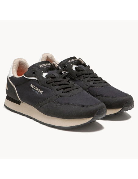 Redskins Fidji Noir Beige Homme | Baskets de Ville Tendance