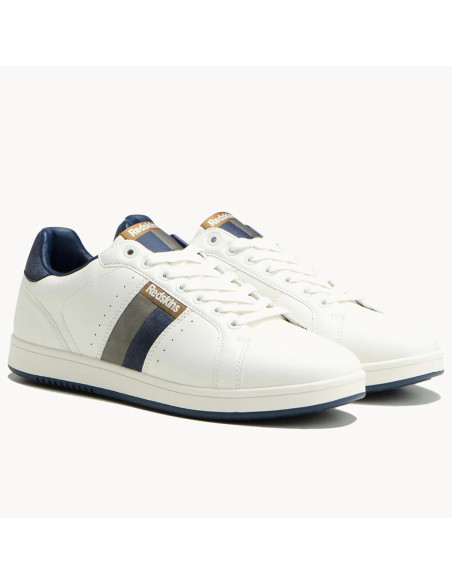 Redskins Dayton Blanc Navy Homme BT911VM | Baskets de Ville