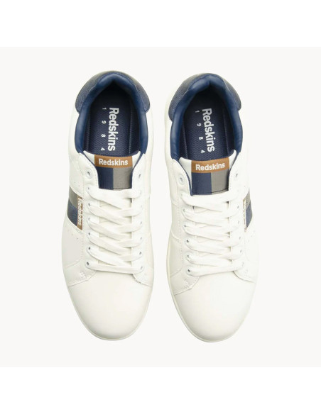 Redskins Dayton Blanc Navy Homme BT911VM | Baskets de Ville