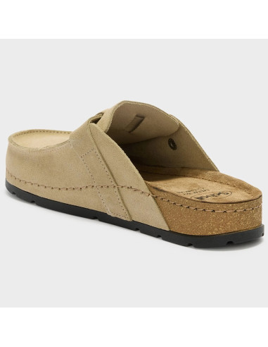 Scholl Bora Mocassin Dark Beige Femme F317152361 | Mules Confort