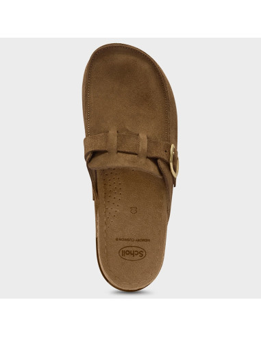 Scholl Bora 2 Buckles Cacao Femme F326091318 | Mules Confort