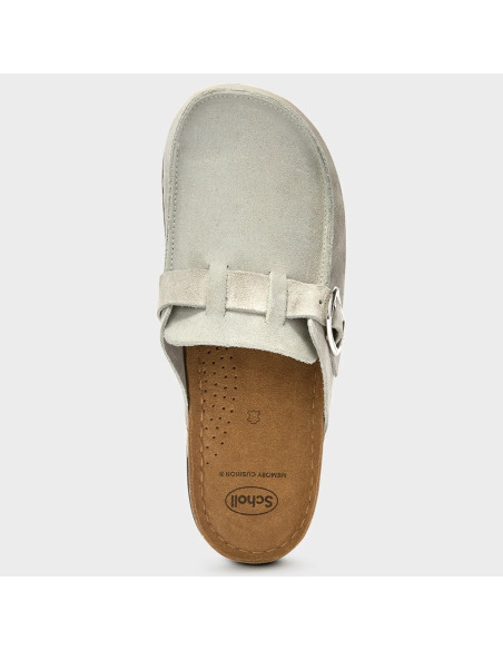 Scholl Bora Mocassin Light Grey Femme F317151070 | Mules Confort