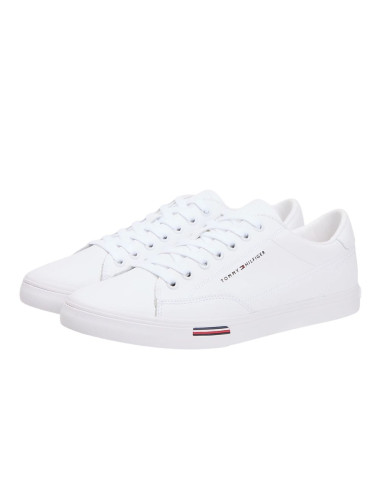 Tommy Hilfiger Vulc Core RWB Long White Homme | Baskets Blanches