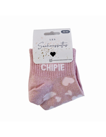 Sachoussettes Chaussettes Chipie Courte Rose