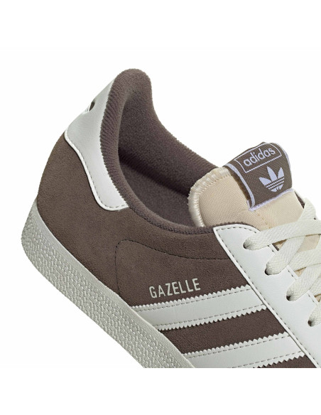 Adidas Gazelle Moka White Homme KH9715 | Sneakers Rétro Iconiques
