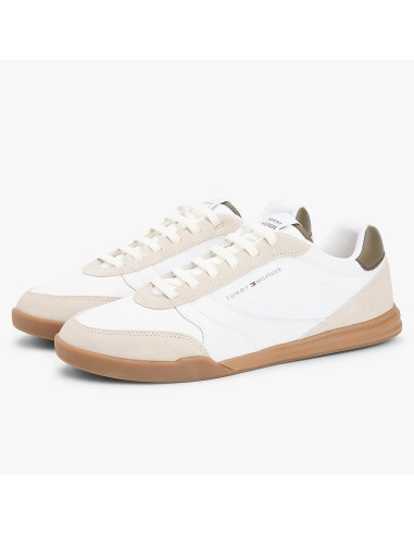 Tommy Hilfiger Lopro LTH Mix RWB White Gum Homme | Baskets