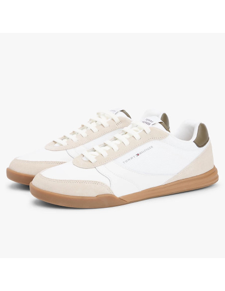 Tommy Hilfiger Lopro LTH Mix RWB White Gum Homme | Baskets