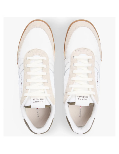 Tommy Hilfiger Lopro LTH Mix RWB White Gum Homme | Baskets
