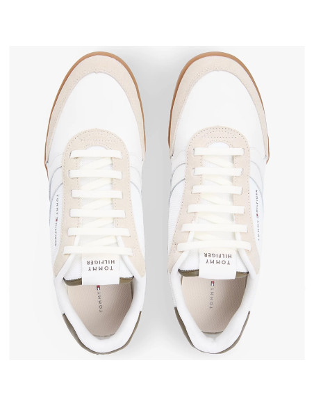 Tommy Hilfiger Lopro LTH Mix RWB White Gum Homme | Baskets