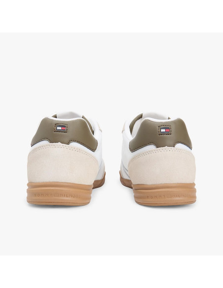 Tommy Hilfiger Lopro LTH Mix RWB White Gum Homme | Baskets