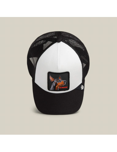 Casquette Mixte Goorin Bros Beware Trucker Blanc Noir