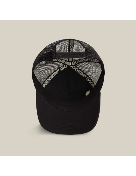 Casquette Mixte Goorin Bros Beware Trucker Blanc Noir