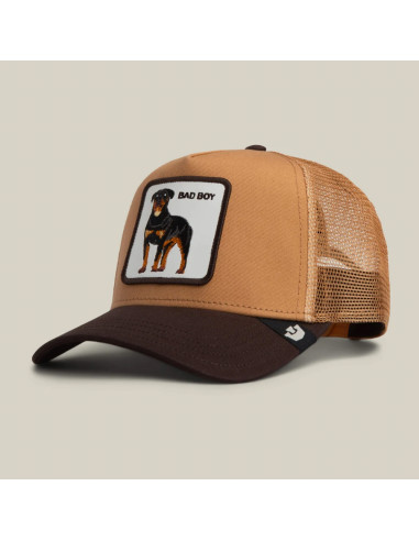 Casquette Mixte Goorin Bros Bad Boy Trucker Camel Marron 101-2538-HEA