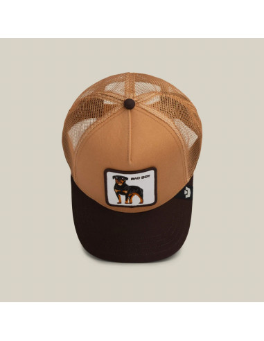 Casquette Mixte Goorin Bros Bad Boy Trucker Camel Marron 101-2538-HEA