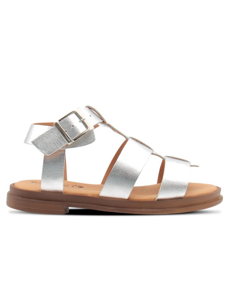 Sandales Femme Good Instep Mabelle Argent | Élégance et Confort