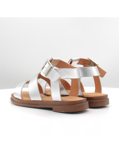 Sandales Femme Good Instep Mabelle Argent | Élégance et Confort