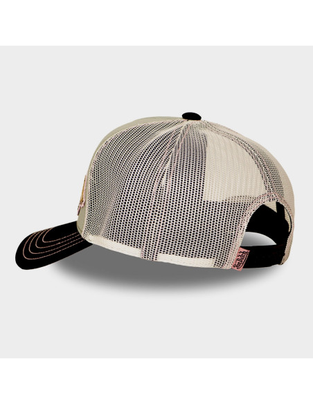 Von Dutch Casquette Trucker Snapback PATCHES Vert pÃ¢le/Noir/Beige/Rose