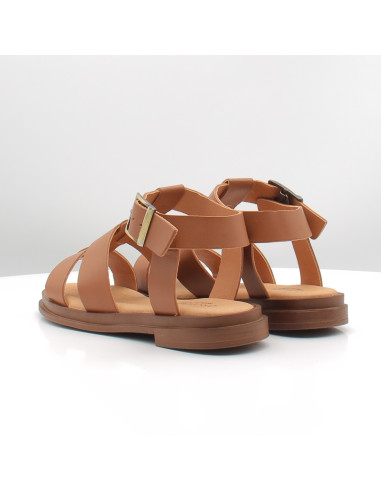 Sandales Femme Good Instep Mabelle Cognac | Élégance Estivale