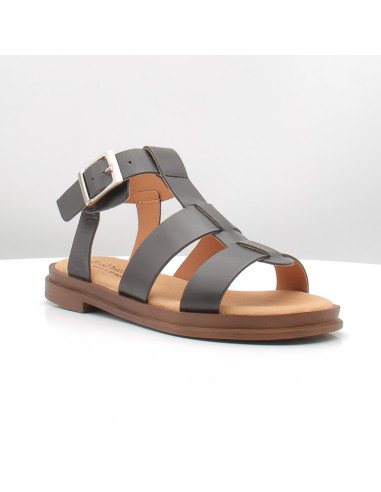 Sandales Femme Good Instep Mabelle Noir | Confort et Élégance